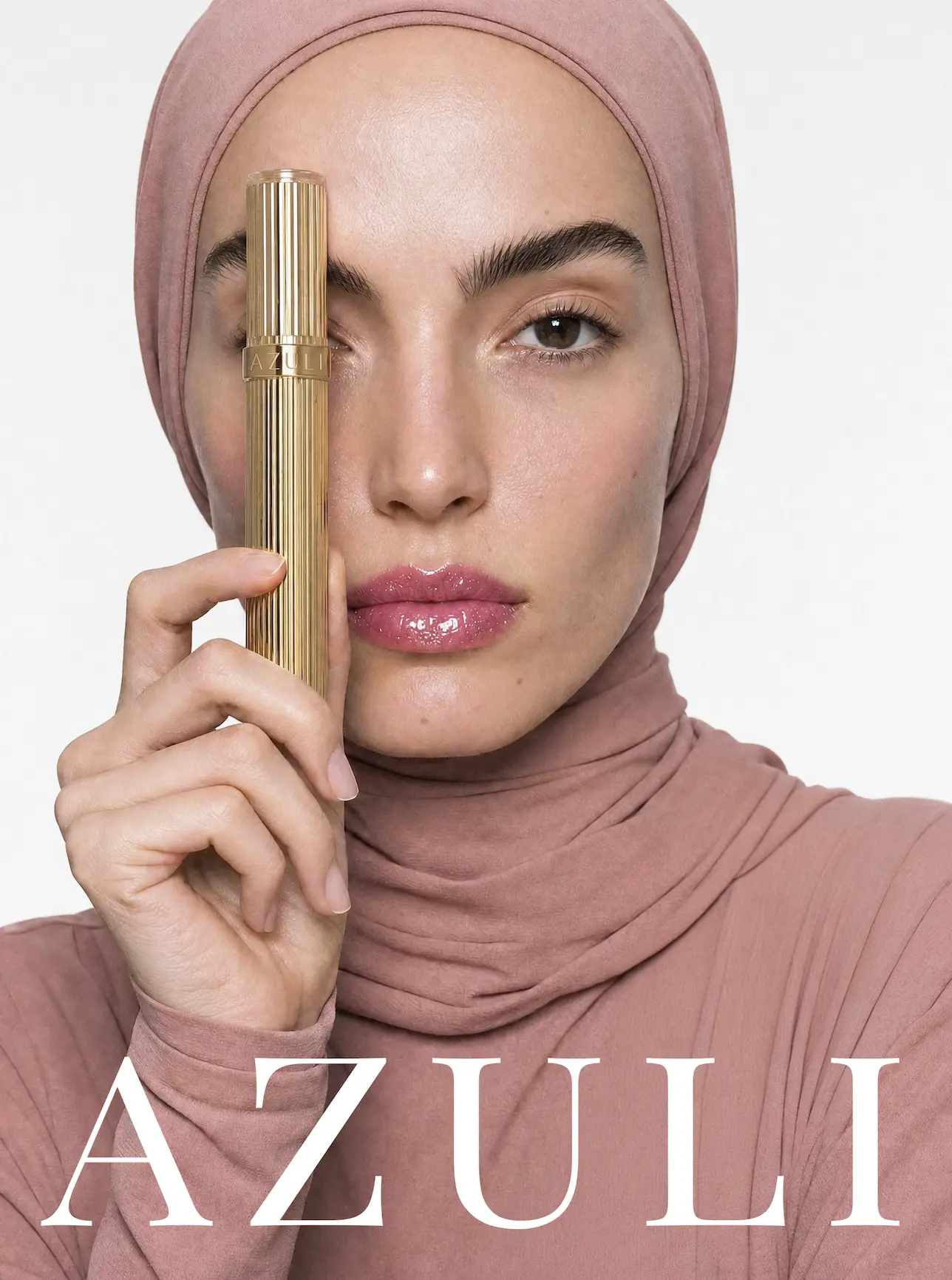 Azuli lip gloss campaign, The Rose