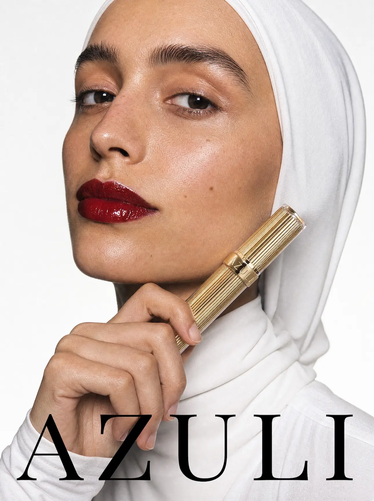 Azuli lip gloss campaign, The Pomegranate